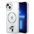 Karl Lagerfeld Magsafe Case - iPhone 14 (Clear – KLHMP14SHNKCIT)