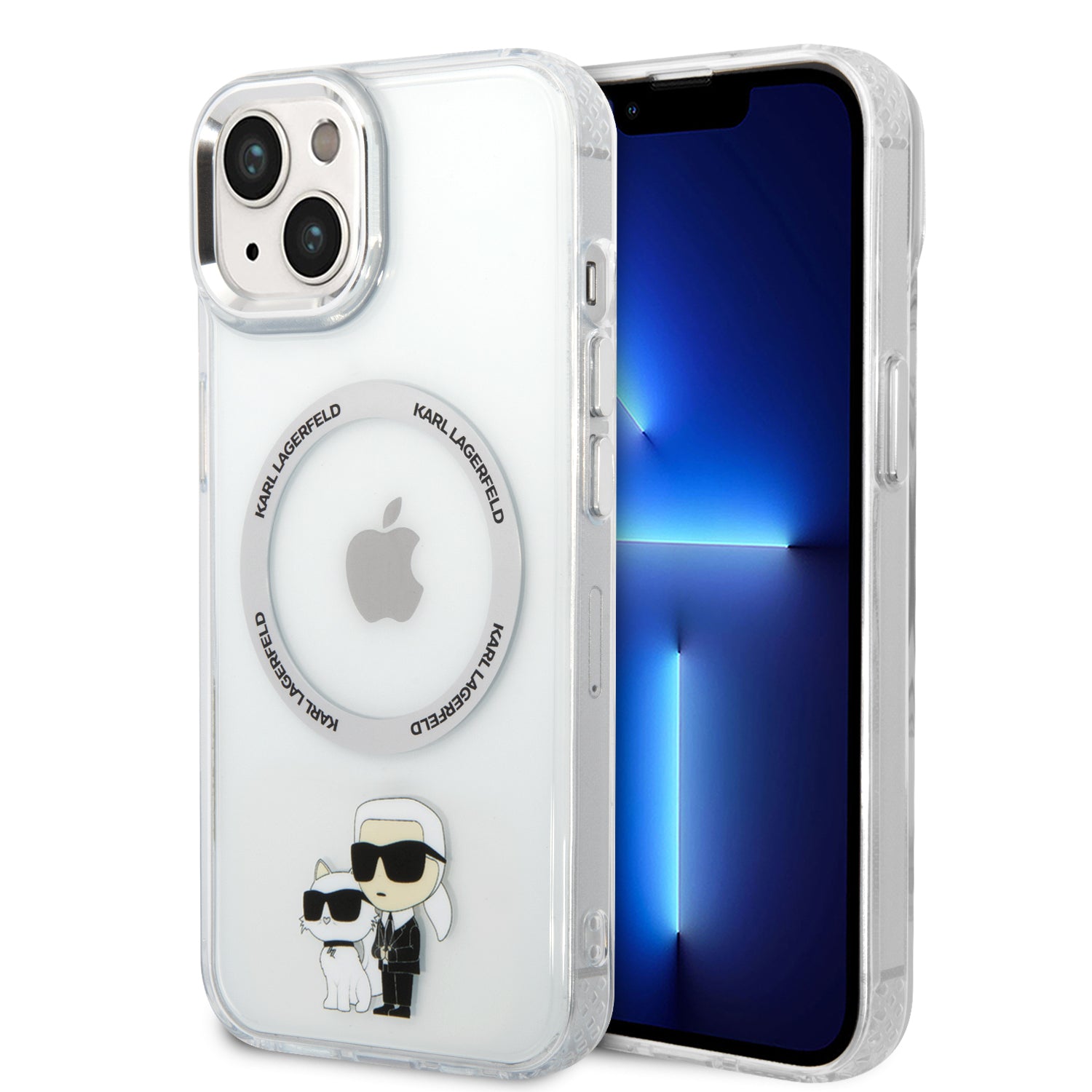 Karl Lagerfeld Magsafe Case - iPhone 14 (Clear – KLHMP14SHNKCIT)