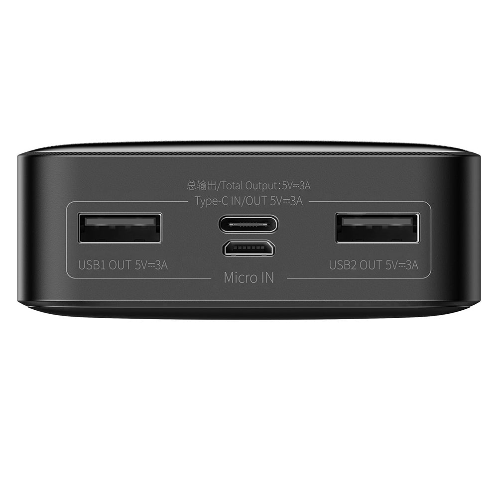 Baseus - Power Bank Bipow - Digital Display 20000mAh - Black