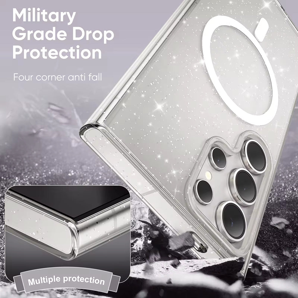 SparkleSkin MagSafe Series - Samsung Galaxy S24 Ultra - Clear