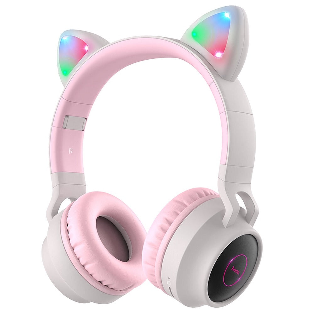 HOCO wireless bluetooth headphones W27 Cat Ear grey