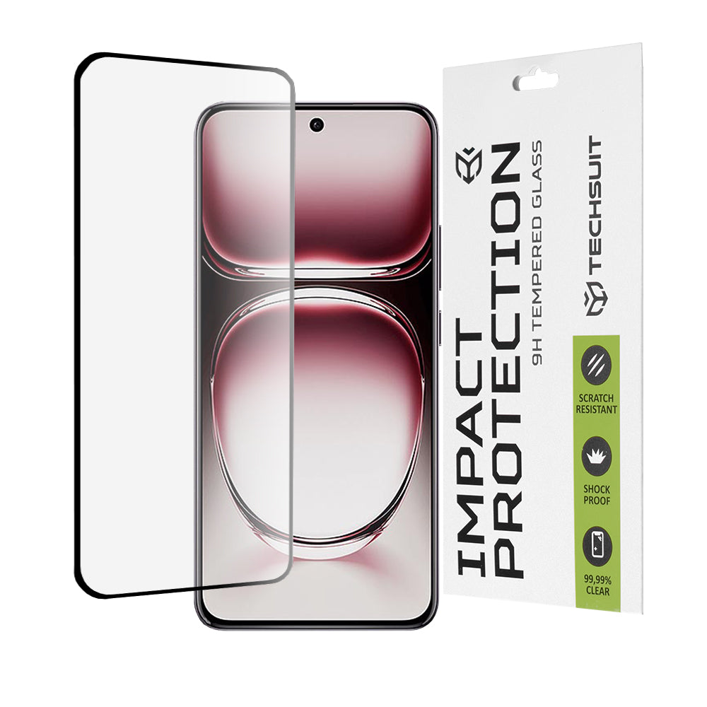 111D Full Cover / Full Glue Glass - Oppo Reno12 Pro - Black