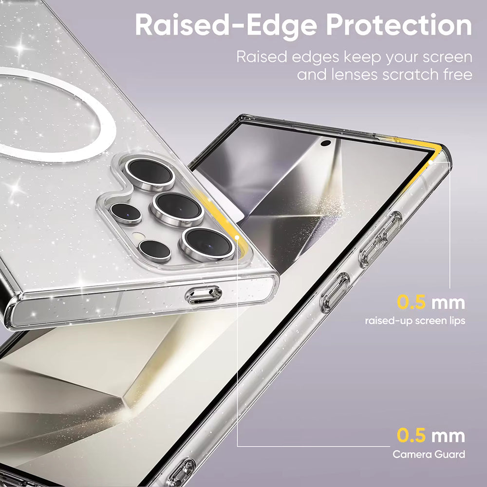 SparkleSkin MagSafe Series - Samsung Galaxy S24 Ultra - Clear