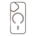 COLOR EDGE MAG COVER
case compatible with MagSafe for IPHONE 17 titatnium grey