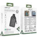 Acefast S5 Smart Tracker FindMy Apple MFi - Stylish Leather Tag, BT 5.4 - Black