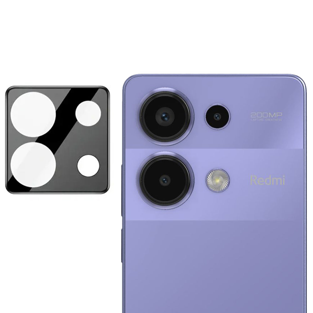 Full Camera Glass - Xiaomi Redmi Note 13 Pro 4G / Poco M6 Pro 4G - Black