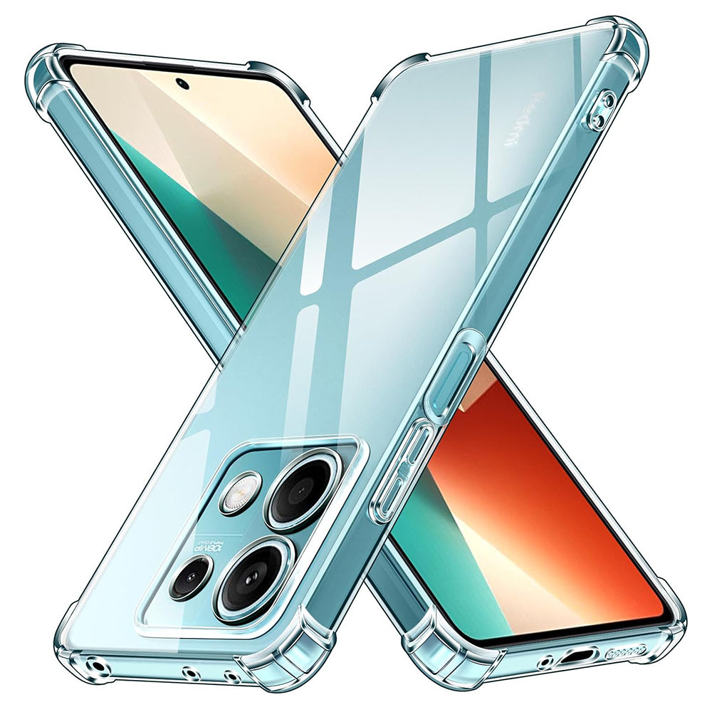 Shockproof Clear Silicone - Xiaomi Redmi Note 13 5G - Clear