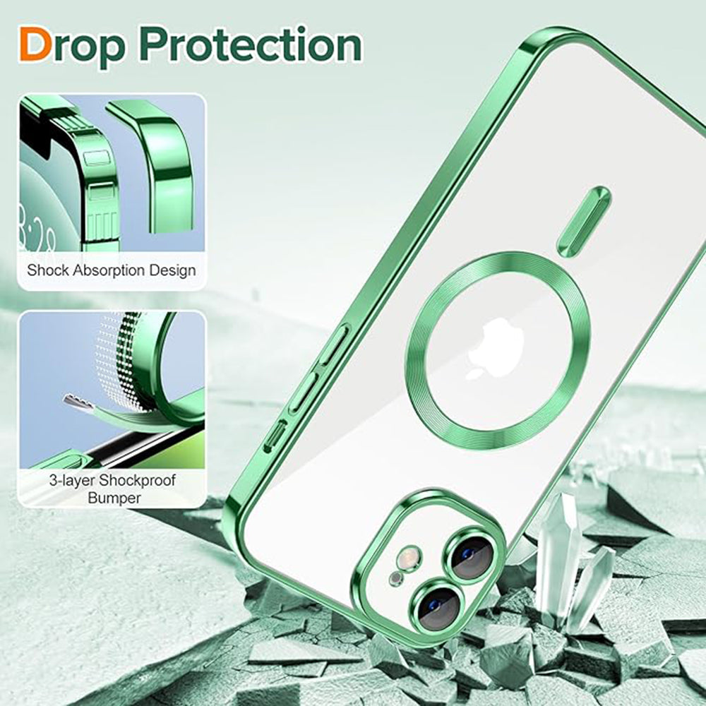 Luxury Crystal MagSafe - iPhone 12 - Light Green