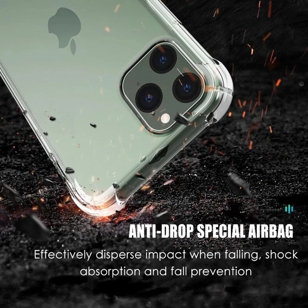 Shockproof Clear Silicone - iPhone 12 Pro Max - Clear