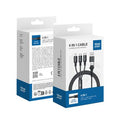 BLUE STAR cable 4in1 2,4A 12W Cafule C172 1,2 m black