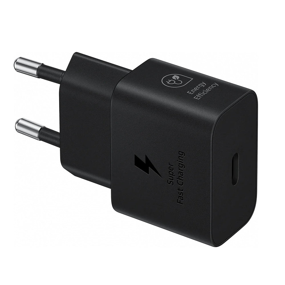 Samsung - Original Charger - Type-C 25W, Super Charging with Cable USB-C - Black