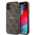 Guess - 4G Ring Classic Logo MagSafe - iPhone 12 / iPhone 12 Pro - Brown