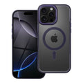 COLOR EDGE MAG COVER case with MagSafe for IPHONE 16 Pro Max deep purple