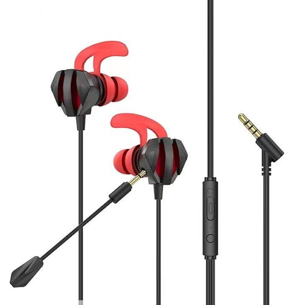 Wired Earphones Sharp - 3.5mm, Microphone, Gaming, 1.2m - Black