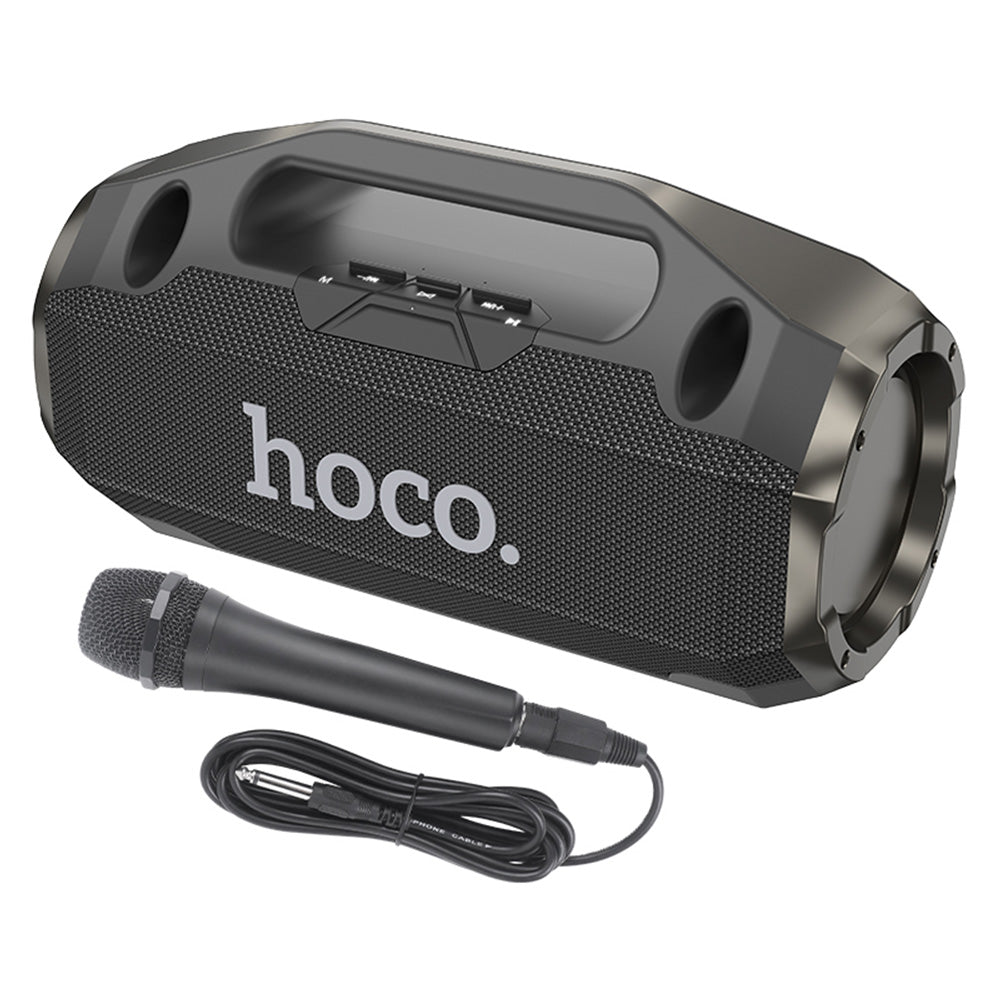 Hoco - Wireless Speaker- Portable, Bluetooth 5.3, TF, USB, AUX - Black