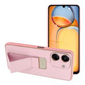 LEATHER CASE KICKSTAND
for XIAOMI Redmi 13C / POCO C65 pink