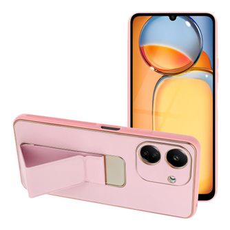 LEATHER CASE KICKSTAND
for XIAOMI Redmi 13C / POCO C65 pink