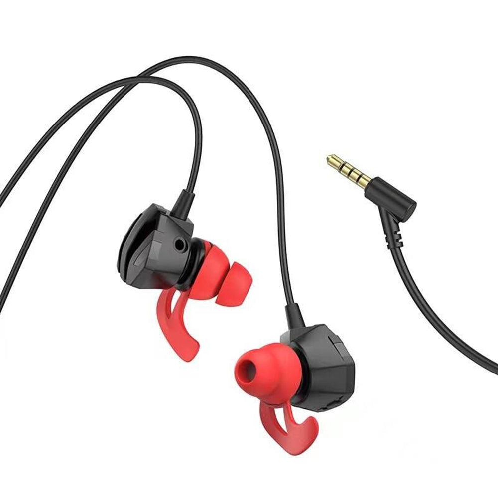 Wired Earphones Sharp - 3.5mm, Microphone, Gaming, 1.2m - Black