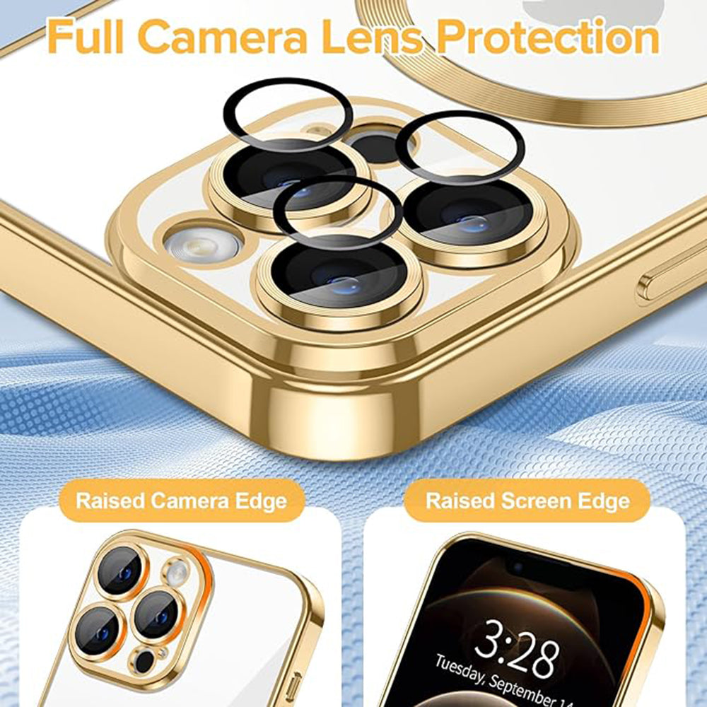 Luxury Crystal MagSafe - iPhone 12 Pro - Gold