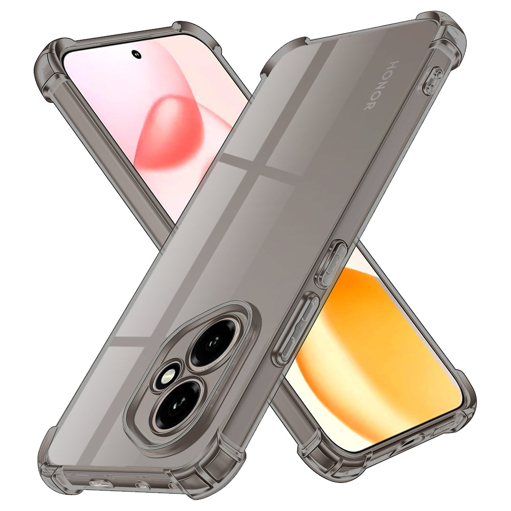 Shockproof Clear Silicone - iPhone 7 / iPhone 8 / iPhone SE 2 - Smoke Black