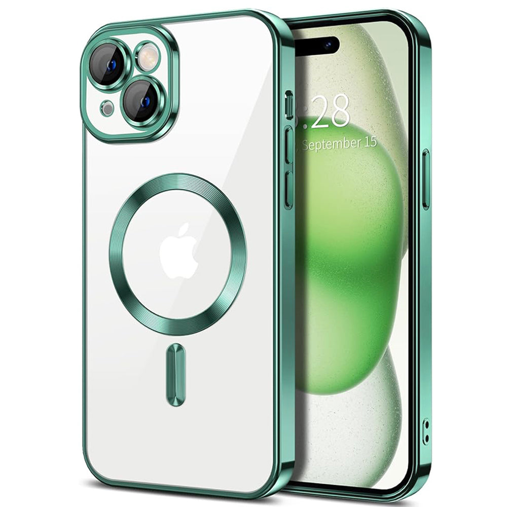 Luxury Crystal MagSafe - iPhone 15 - Light Green