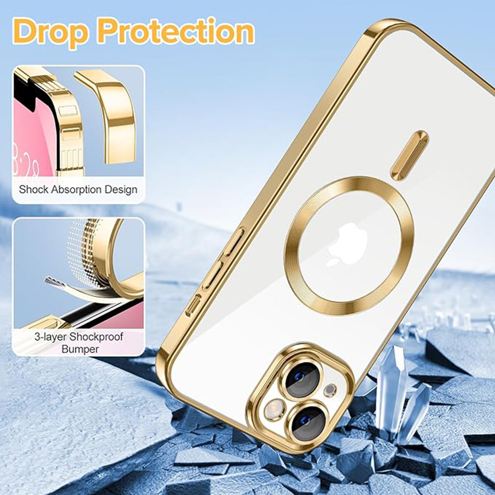 Luxury Crystal MagSafe - iPhone 13 - Gold