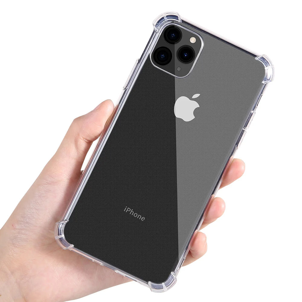 Shockproof Clear Silicone - iPhone 12 Pro - Clear