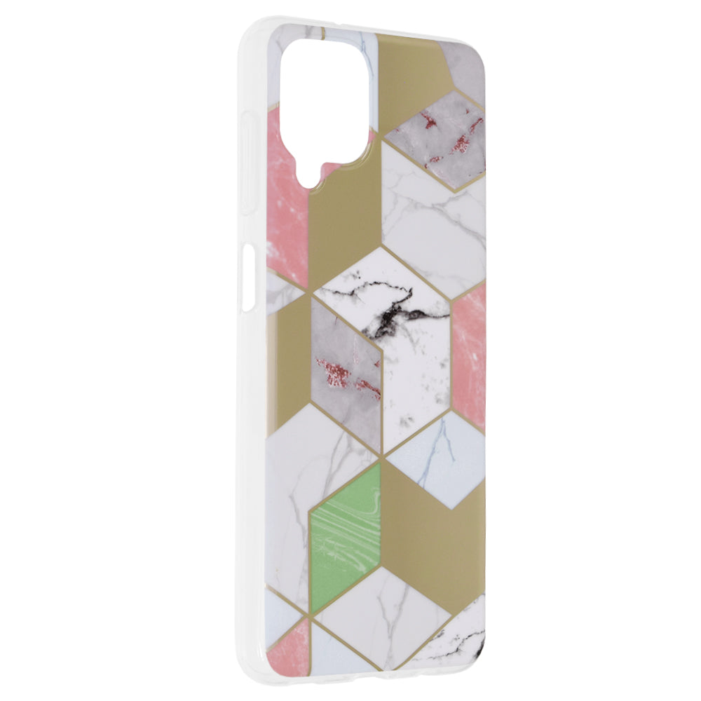 Marble Series - Samsung Galaxy A12 / A12 Nacho - Purple Hex
