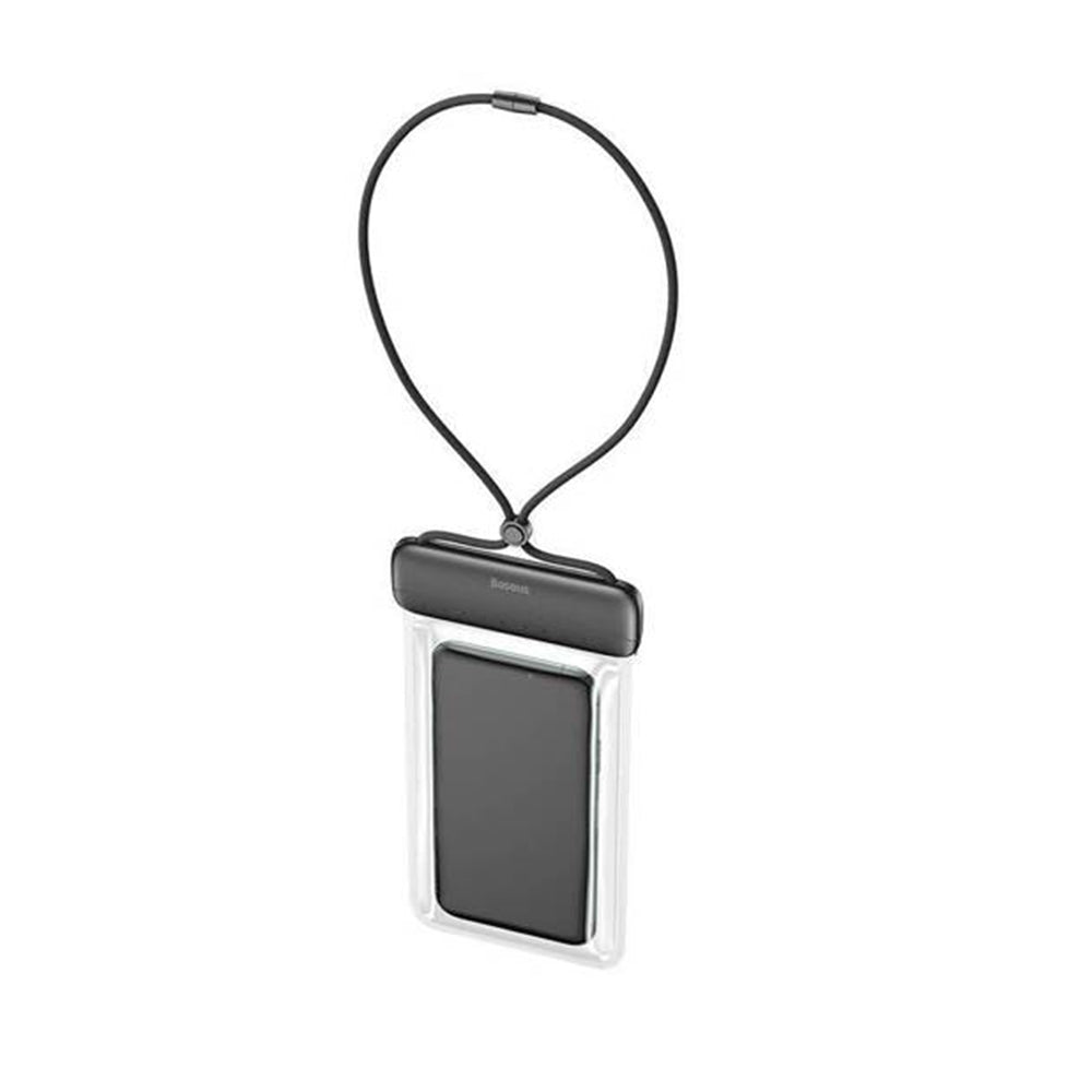 Baseus - Waterproof Case - IPX8, with Slide Lock, for Phone 7.2" - Black