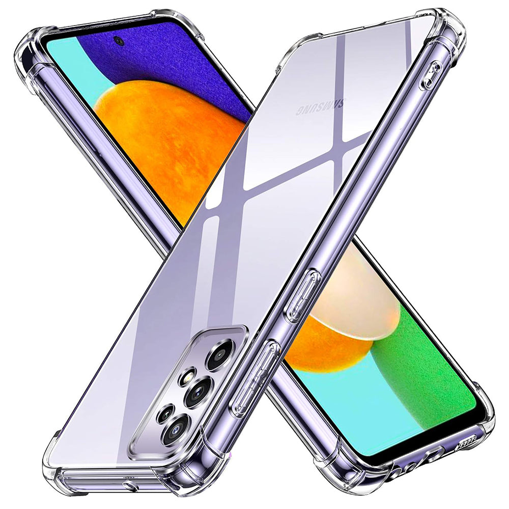 Shockproof Clear Silicone - Samsung Galaxy A52 4G/A52 5G/A52s 5G - Clear