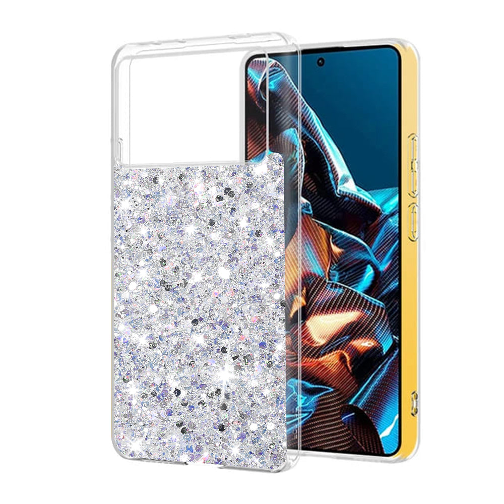 Sparkly Glitter - Xiaomi Poco X6 Pro - White