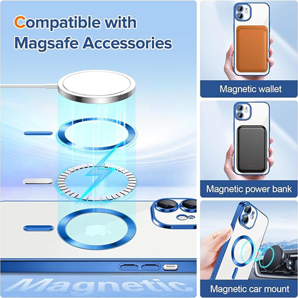 Luxury Crystal MagSafe - iPhone 12 - Deep Blue