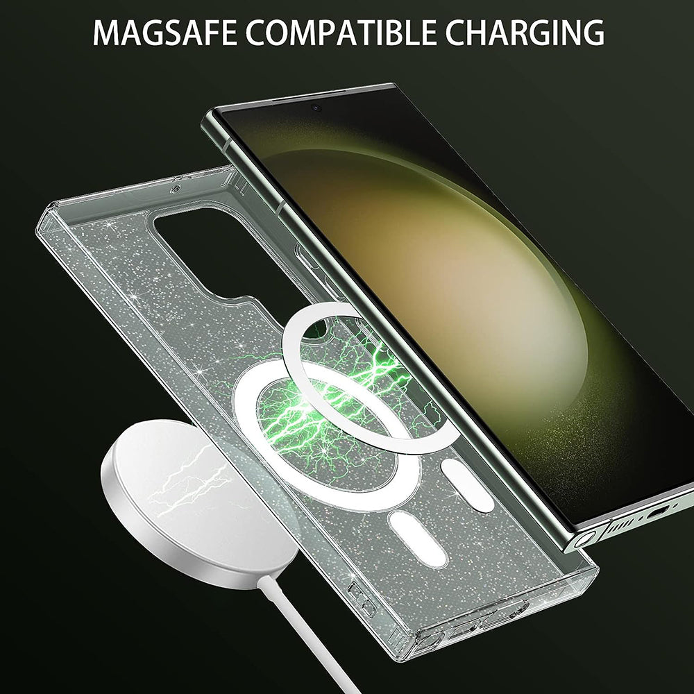SparkleSkin MagSafe Series - Samsung Galaxy S23 Ultra - Clear