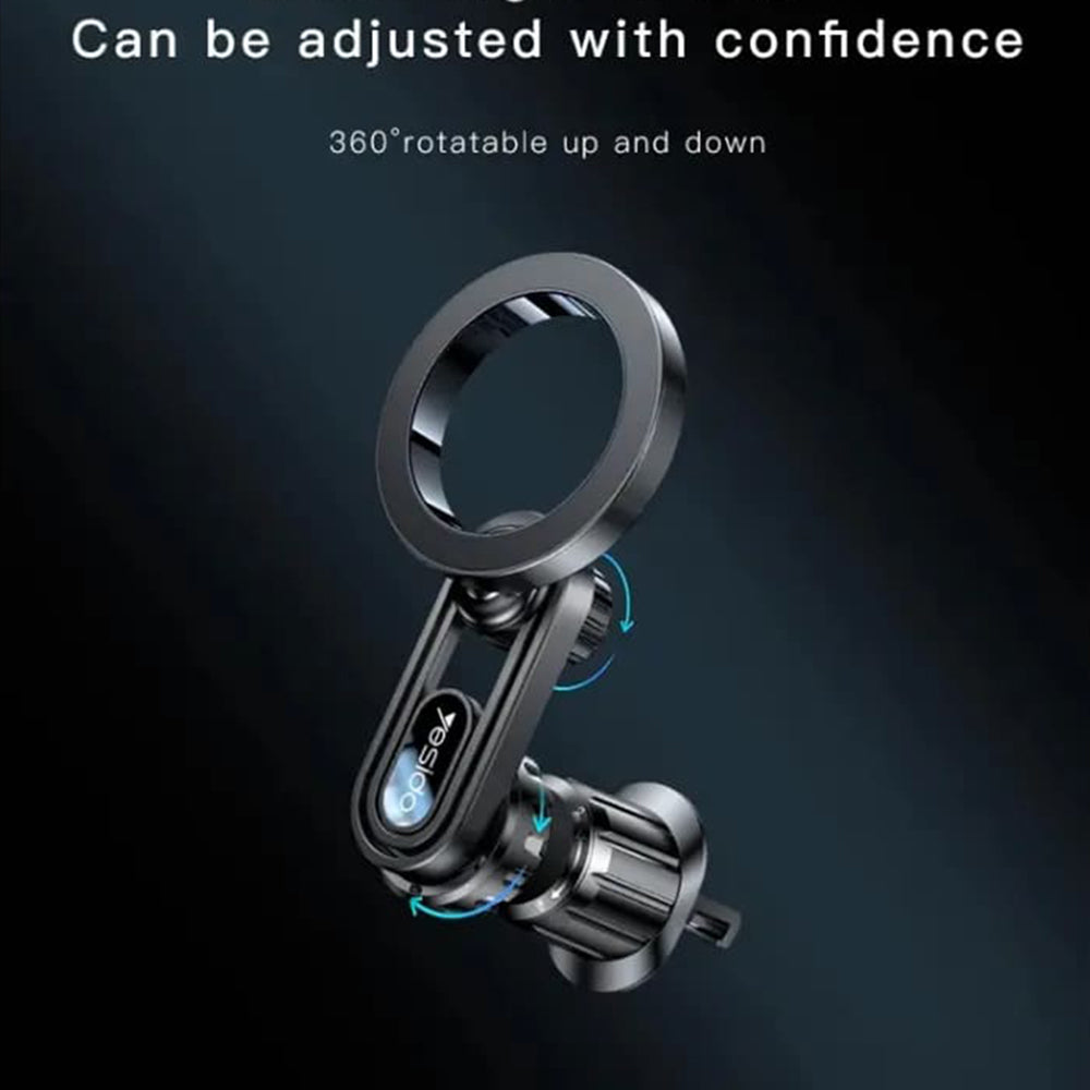 Car Holder (C157) - Magnetic Grip, Air Vent - Black