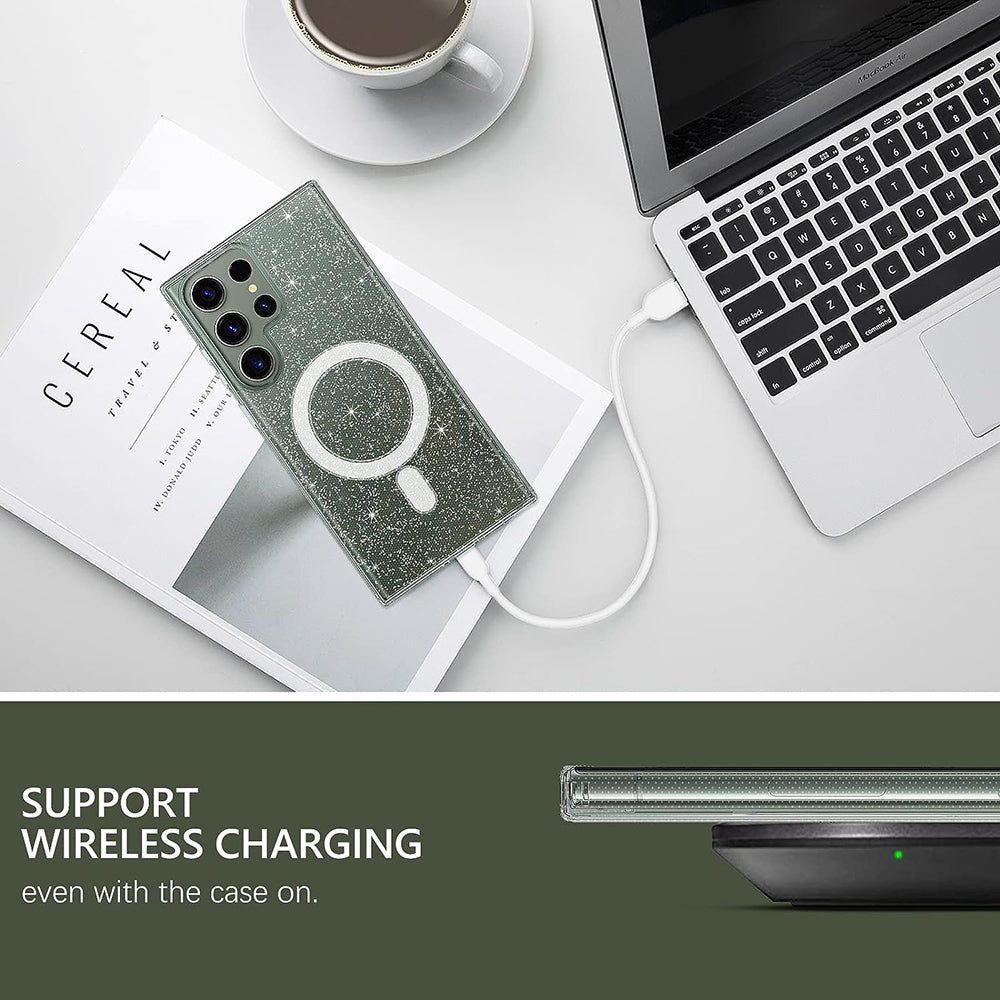 SparkleSkin MagSafe Series - Samsung Galaxy S23 Ultra - Clear