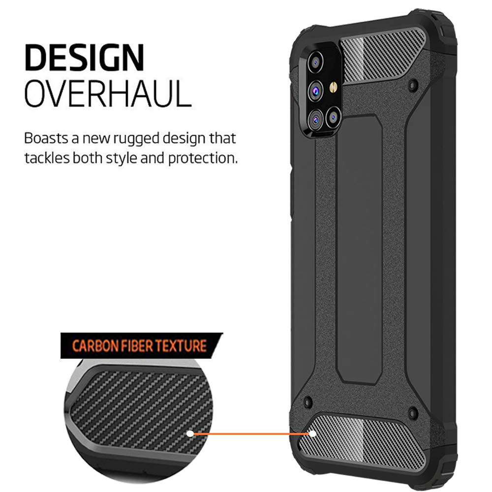 Hybrid Armor - Samsung Galaxy M51 - Black