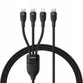 Baseus Flash Series 3 Fast Charge Cable USB-C to 2xUSB-C Lightning 100W 1.5m