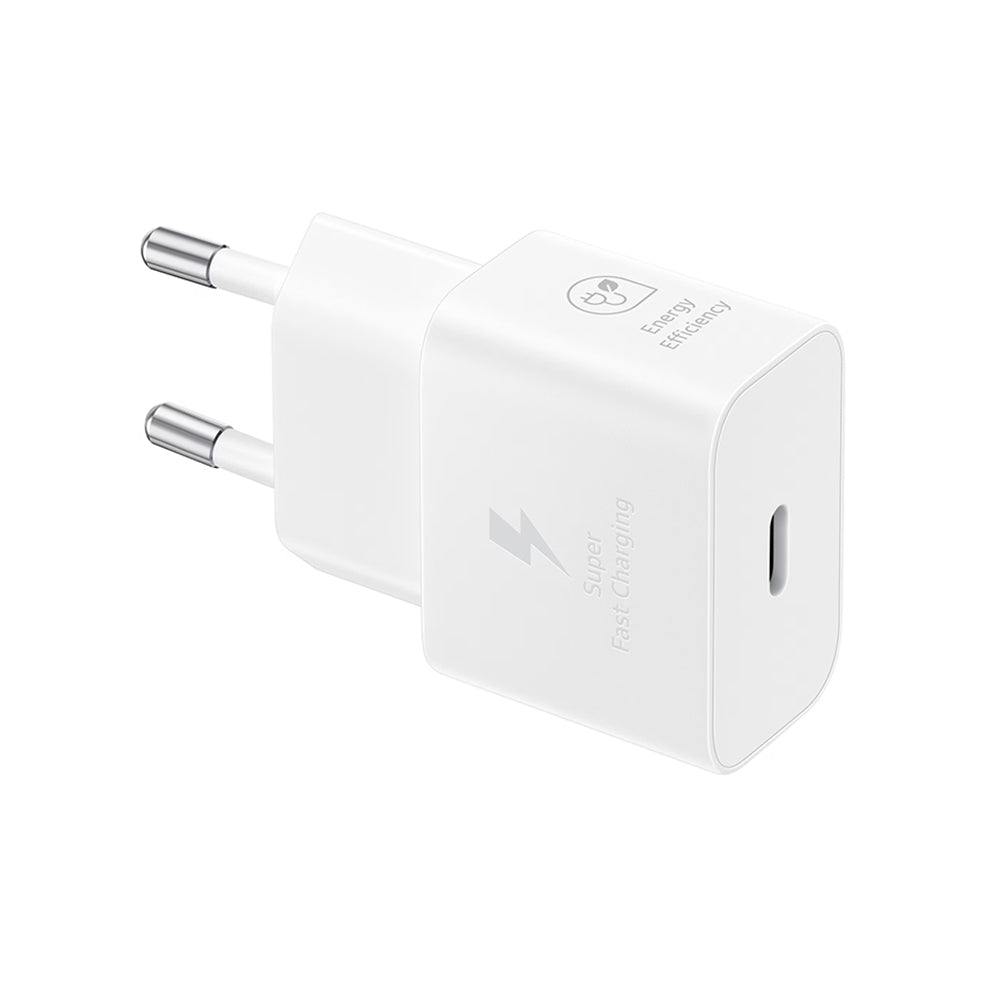 Samsung - Original Wall Charger - Type-C Super Fast Charging 25W - White