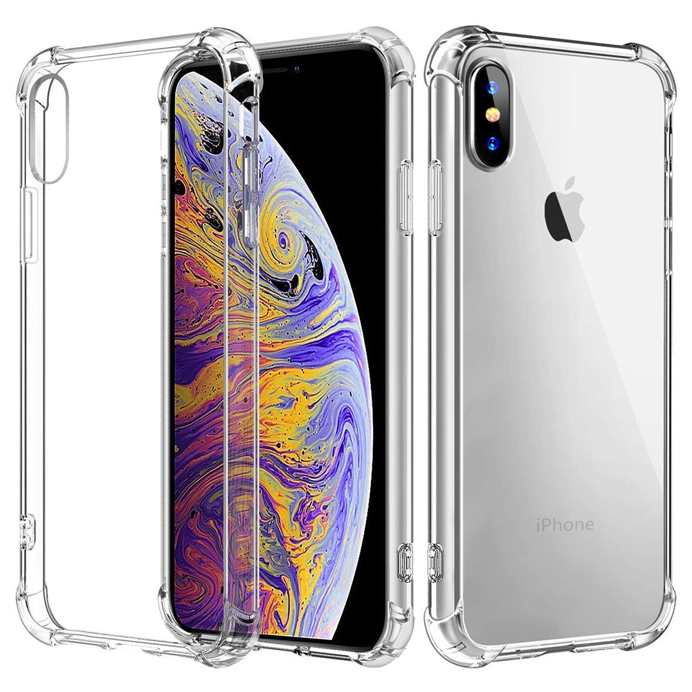 Shockproof Clear Silicone - iPhone XS Max - Clear