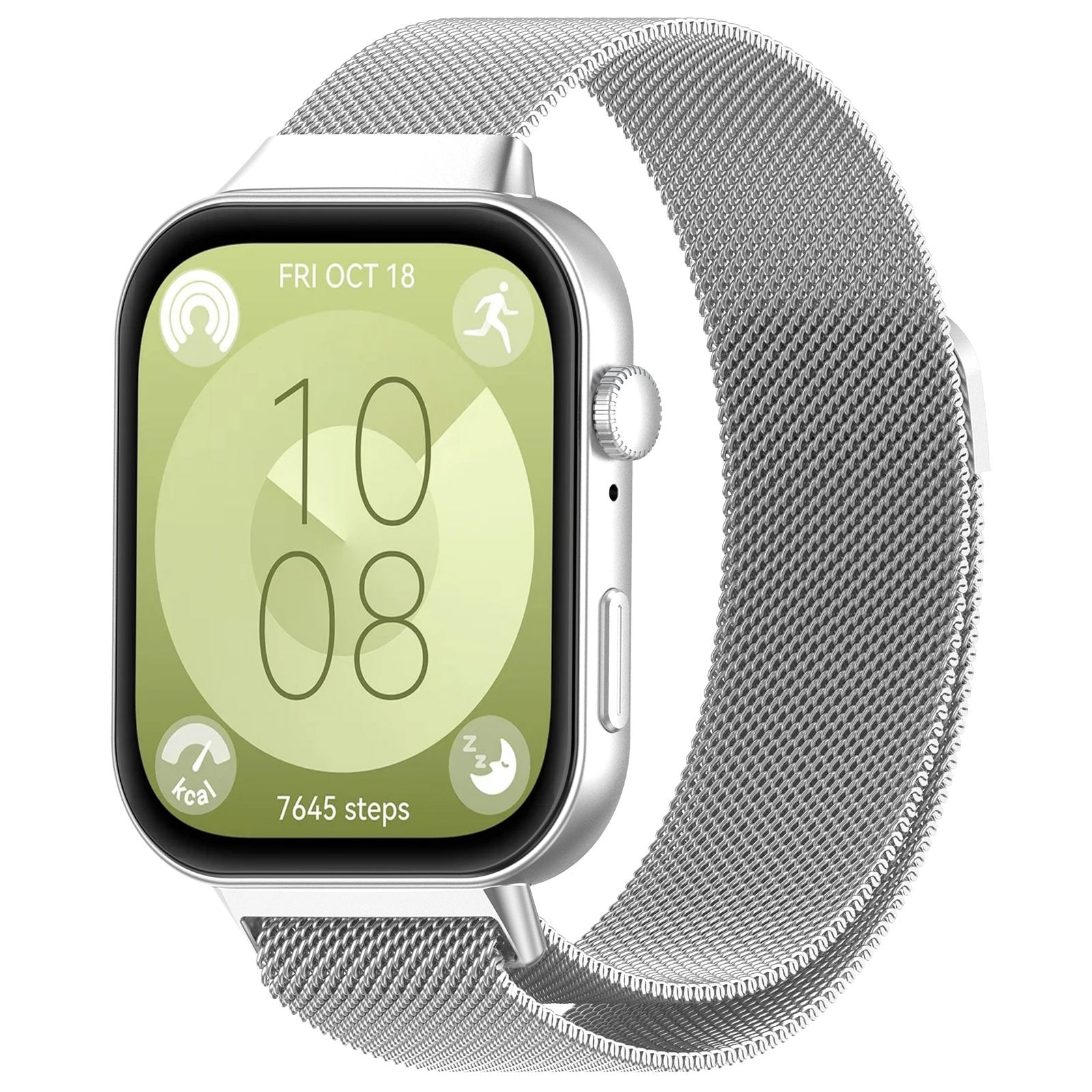 Watchband (W009) - Huawei Watch Fit 3 /  Fit 4 /  Fit 4 Pro - Silver