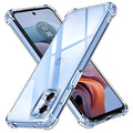 Shockproof Clear Silicone - Motorola Moto G34 / Moto G45 - Clear