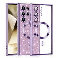 Luxury Glitter MagSafe - Samsung Galaxy S24 Ultra - Light Purple