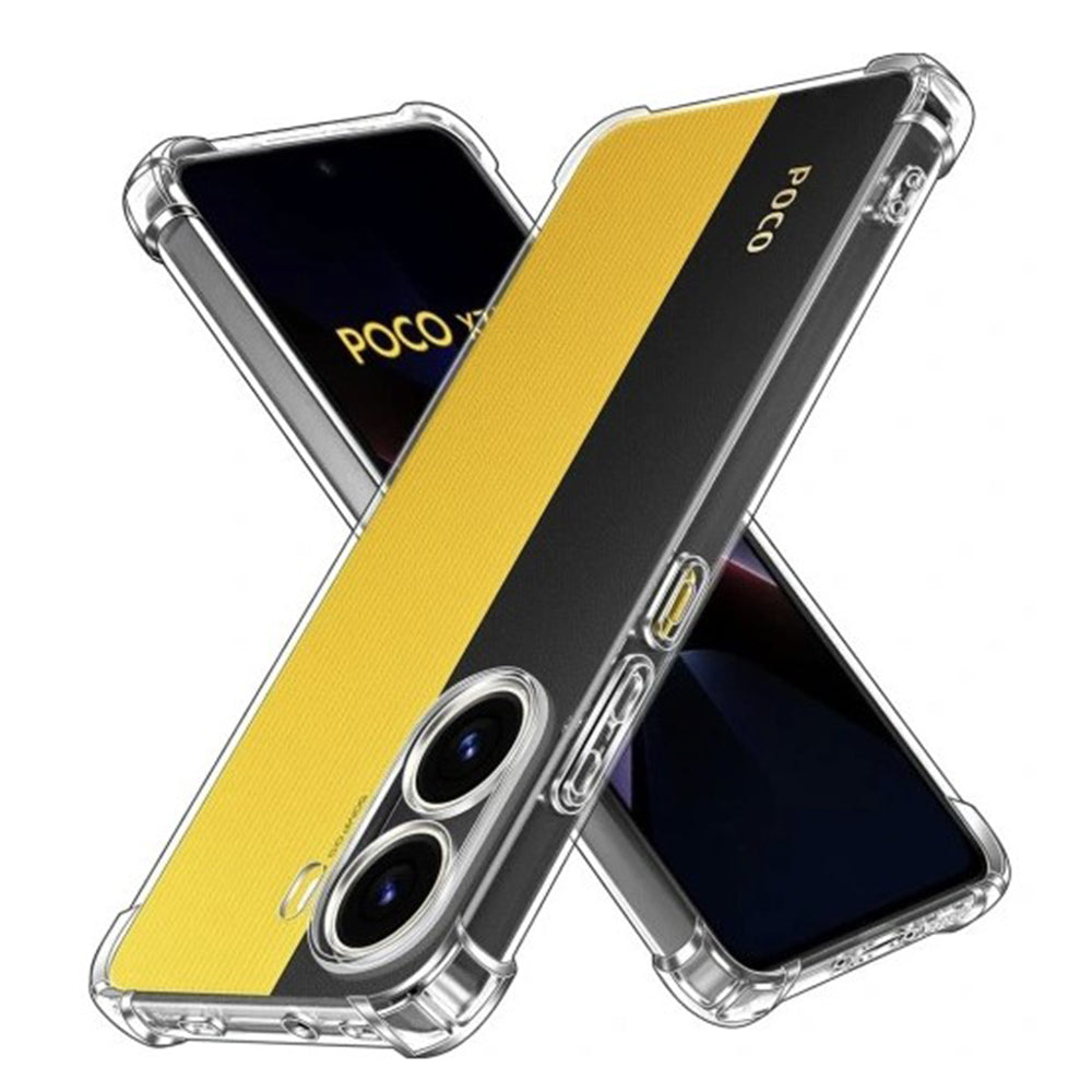 Shockproof Clear Silicone - Xiaomi Poco X7 Pro - Clear