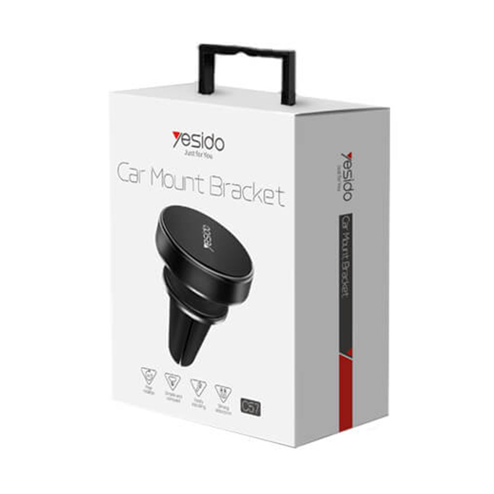 Yesido - Car Holder - Magnetic Grip, 360° Rotation - Black