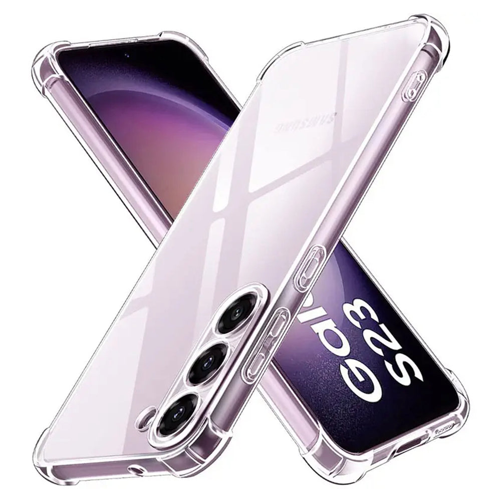Shockproof Clear Silicone - Samsung Galaxy S23 - Clear