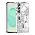 Luxury Glitter MagSafe - Samsung Galaxy S25+ - Silver