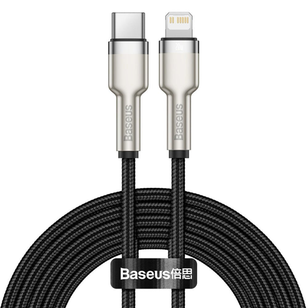 Baseus - Data Cable - Type-C to Lightning, 20W, 2m - Black