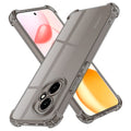 Shockproof Clear Silicone - Xiaomi Redmi 13C 4G / Poco C65 - Smoke Black