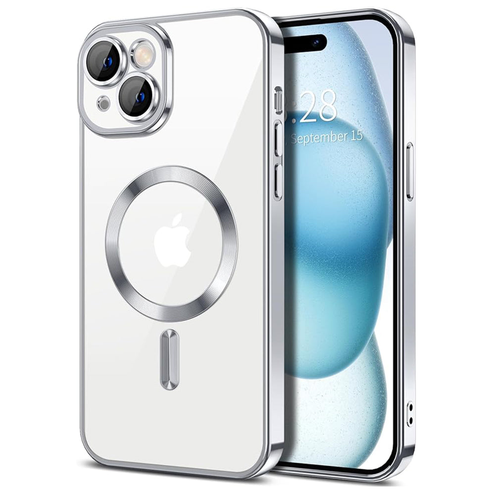 Luxury Crystal MagSafe - iPhone 15 - Silver