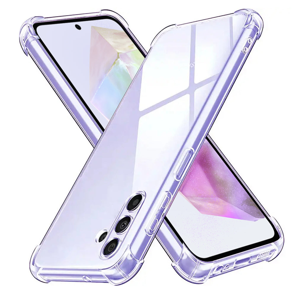 Shockproof Clear Silicone - Samsung Galaxy A35 5G - Clear